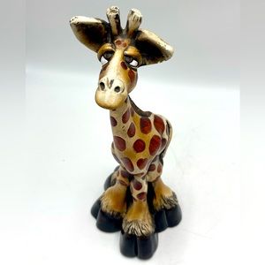 1992 Beasties Of The Kingdom “Geraldine Giraffe” Sculpture Signed by John Raya